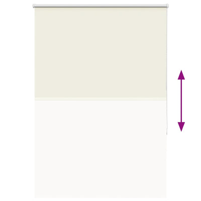 Luonnonvalkoinen rullaverho Lutia 95x130cm (kankaan leveys 90,7 cm)