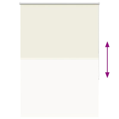 Luonnonvalkoinen rullaverho Lutia 100x130cm (kankaan leveys 95,7 cm)