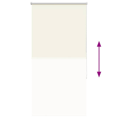 Luonnonvalkoinen rullaverho Lutia 65x150cm (kankaan leveys 60,7 cm)