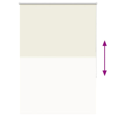 Luonnonvalkoinen rullaverho Lutia 95x150cm (kankaan leveys 90,7 cm)