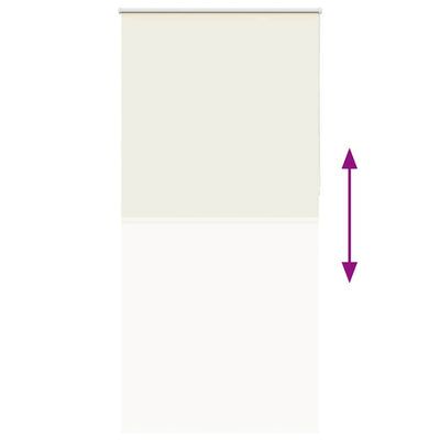 Luonnonvalkoinen rullaverho Lutia 105x210cm (kankaan leveys 100,7cm)