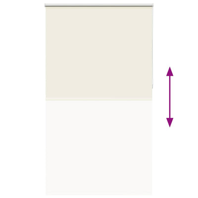 Luonnonvalkoinen rullaverho Lutia 125x210cm (kankaan leveys 121,6cm)