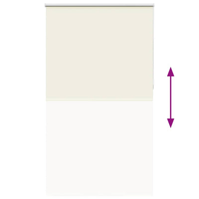 Luonnonvalkoinen rullaverho Lutia 135x210cm (kankaan leveys 131,6cm)