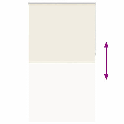 Luonnonvalkoinen rullaverho Lutia 120x230cm (kankaan leveys 116,6cm)