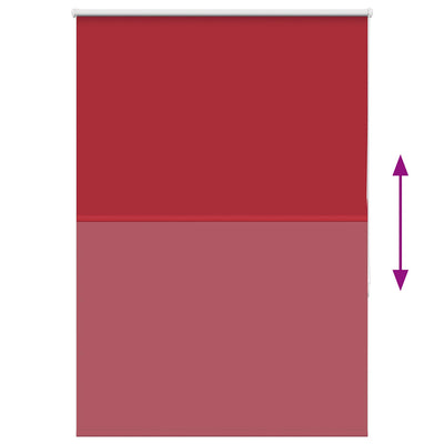 Punainen rullaverho blackout Lutia 95x150cm (kankaan leveys 90,7 cm)