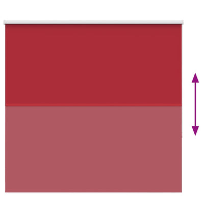 Punainen rullaverho blackout Lutia 155x150cm (kankaan leveys 151,6 cm)