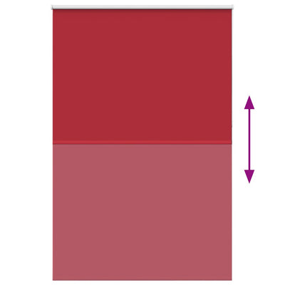 Punainen rullaverho blackout Lutia 160x210cm (kankaan leveys 156,6 cm)