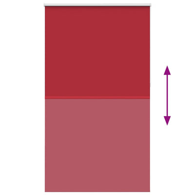 Punainen rullaverho blackout Lutia 120x230cm (kankaan leveys 116,6 cm)