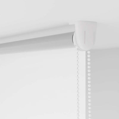 Valkoinen rullaverho blackout Lutia 90x210cm (kankaan leveys 85,7 cm)