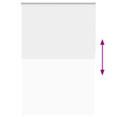 Valkoinen rullaverho blackout Lutia 155x210cm (kankaan leveys 151,6cm)