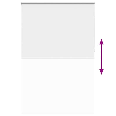 Valkoinen rullaverho blackout Lutia 165x230cm (kankaan leveys 161,6cm)