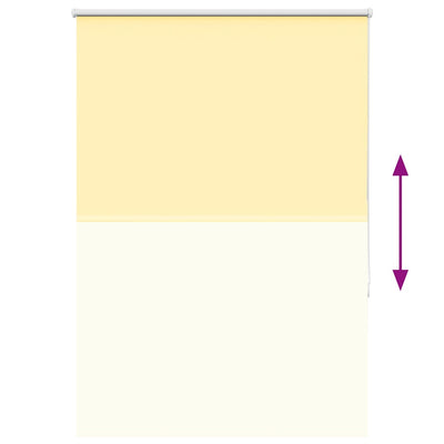 Keltainen rullaverho blackout Lutia 90x150cm (kankaan leveys 85,7 cm)