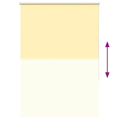 Keltainen rullaverho blackout Lutia 105x150cm (kankaan leveys 100,7cm)