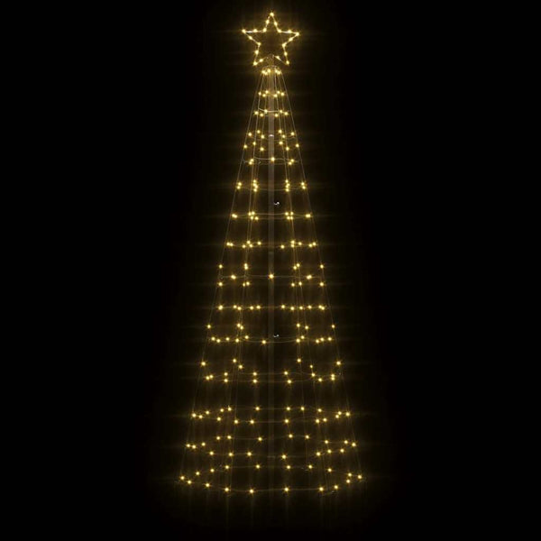 LED-joulukuusi piikeillä 220 LEDiä lämpimän valkoisena 180 cm