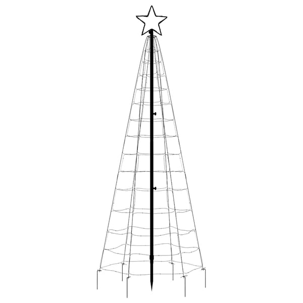 LED-joulukuusi piikeillä 220 LEDiä lämpimän valkoisena 180 cm