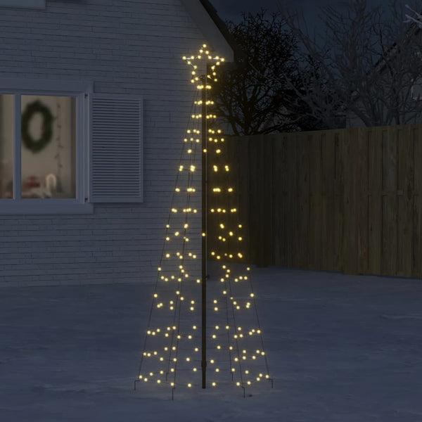 LED-joulukuusi piikeillä 220 LEDiä lämpimän valkoisena 180 cm