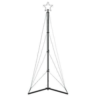 joulukuusenvalo 363 LEDiä Kylmävalkoinen 182 cm