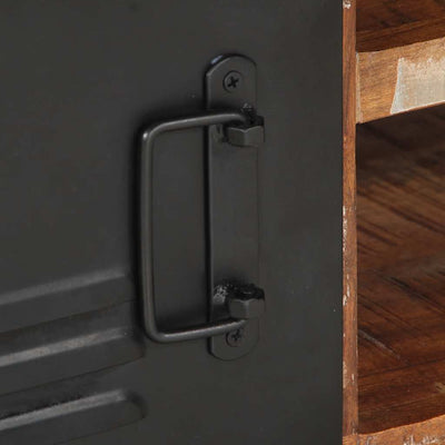 Monivärinen sohvapöytä Ierimia 90x50x36cm (massiivipuu kierrätetty)