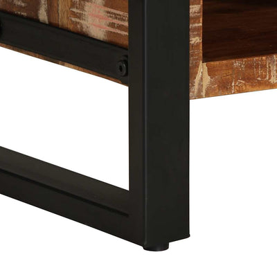 Monivärinen sohvapöytä Tatarusanu 90x50x36cm (massiivipuu kierrätetty)