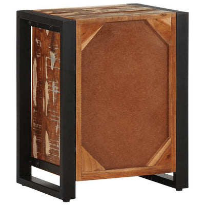 Monivärinen yöpöytäkaapit Zsuzan (2 kpl, massiivipuu mango)