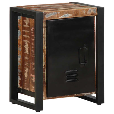 Monivärinen yöpöytäkaapit Anuica (2 kpl massiivipuu mango)