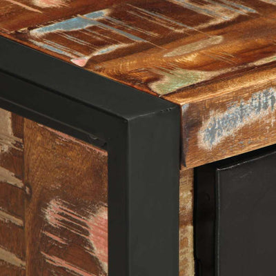 Monivärinen yöpöytäkaapit Anuica (2 kpl massiivipuu mango)