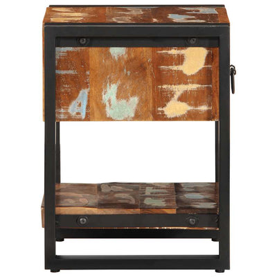 Monivärinen yöpöytäkaapit Gretchen (2 kpl massiivipuu mango)