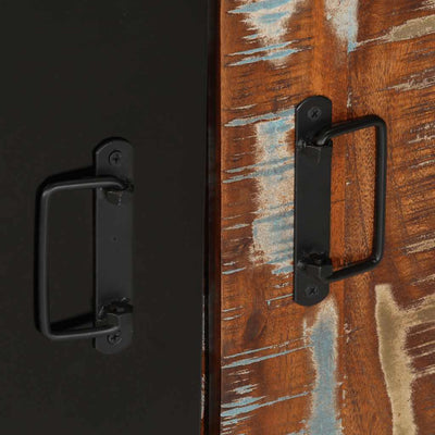 Monivärinen konsolikaappi Veroncuta 90x35x75cm (massiivipuu kierrätetty)