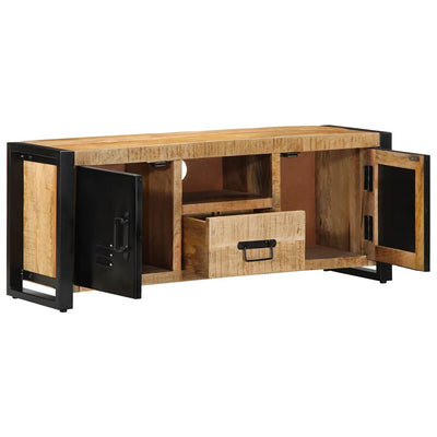 TV-kaappi 100x30x40 cm Massiivipuuta mango