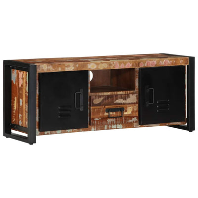 TV-kaappi 100x30x40 cm Kierrätetty massiivipuu