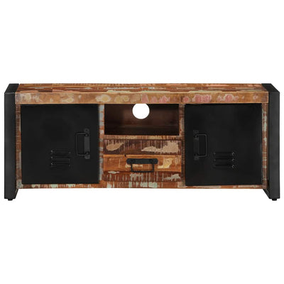 TV-kaappi 100x30x40 cm Kierrätetty massiivipuu