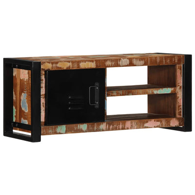 TV-kaappi 80x30x35 cm Kierrätetty massiivipuu