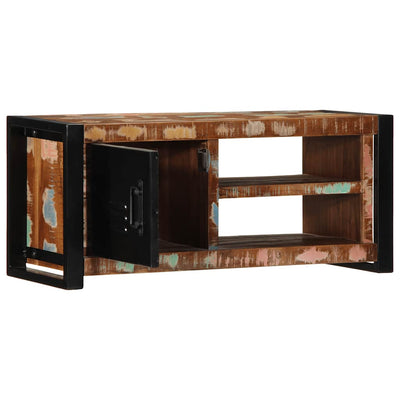 TV-kaappi 80x30x35 cm Kierrätetty massiivipuu