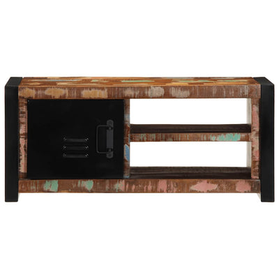 TV-kaappi 80x30x35 cm Kierrätetty massiivipuu