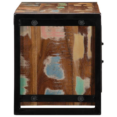 TV-kaappi 80x30x35 cm Kierrätetty massiivipuu