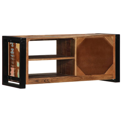 TV-kaappi 80x30x35 cm Kierrätetty massiivipuu