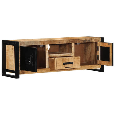 TV-kaappi 100x30x35 cm Massiivipuuta mango