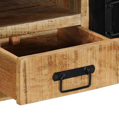 TV-kaappi 100x30x35 cm Massiivipuuta mango