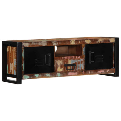 TV-kaappi 100x30x35 cm Kierrätetty massiivipuu
