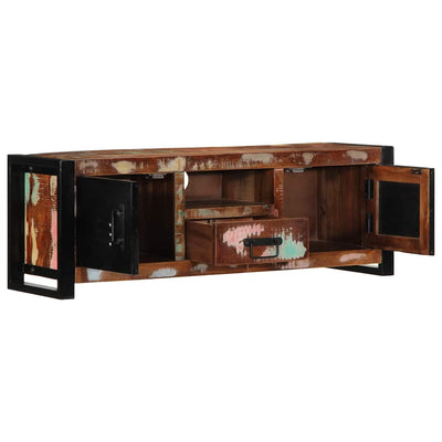 TV-kaappi 100x30x35 cm Kierrätetty massiivipuu