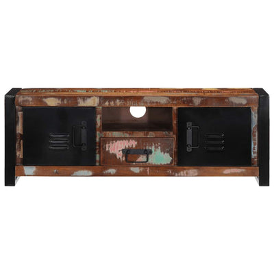 TV-kaappi 100x30x35 cm Kierrätetty massiivipuu