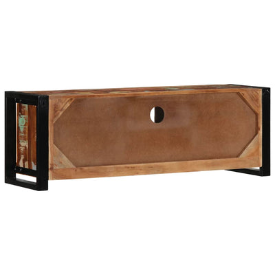 TV-kaappi 100x30x35 cm Kierrätetty massiivipuu