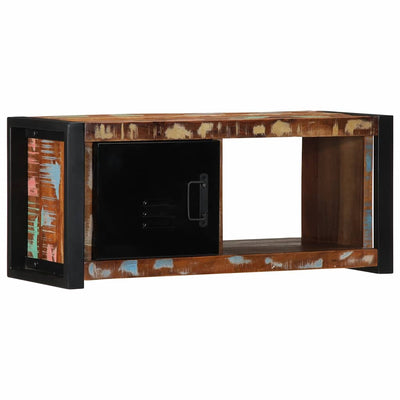 TV-kaappi 80x30x35 cm Kierrätetty massiivipuu
