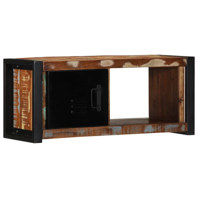TV-kaappi 80x30x35 cm Kierrätetty massiivipuu