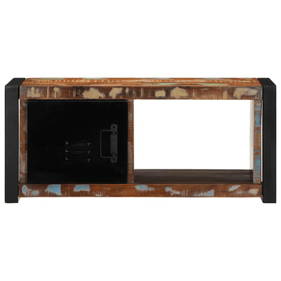 TV-kaappi 80x30x35 cm Kierrätetty massiivipuu