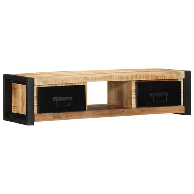 TV-kaappi 100x30x25 cm Massiivipuuta mango