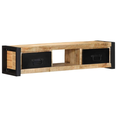 TV-kaappi 100x30x25 cm Massiivipuuta mango