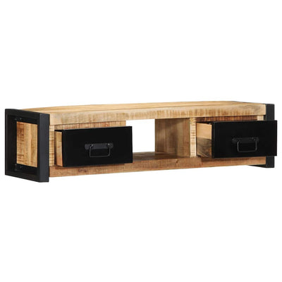 TV-kaappi 100x30x25 cm Massiivipuuta mango