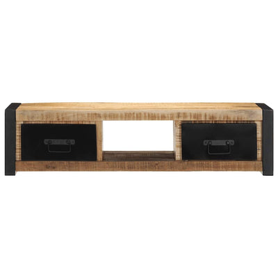 TV-kaappi 100x30x25 cm Massiivipuuta mango