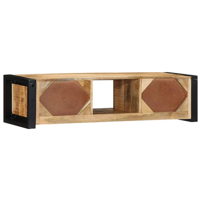 TV-kaappi 100x30x25 cm Massiivipuuta mango